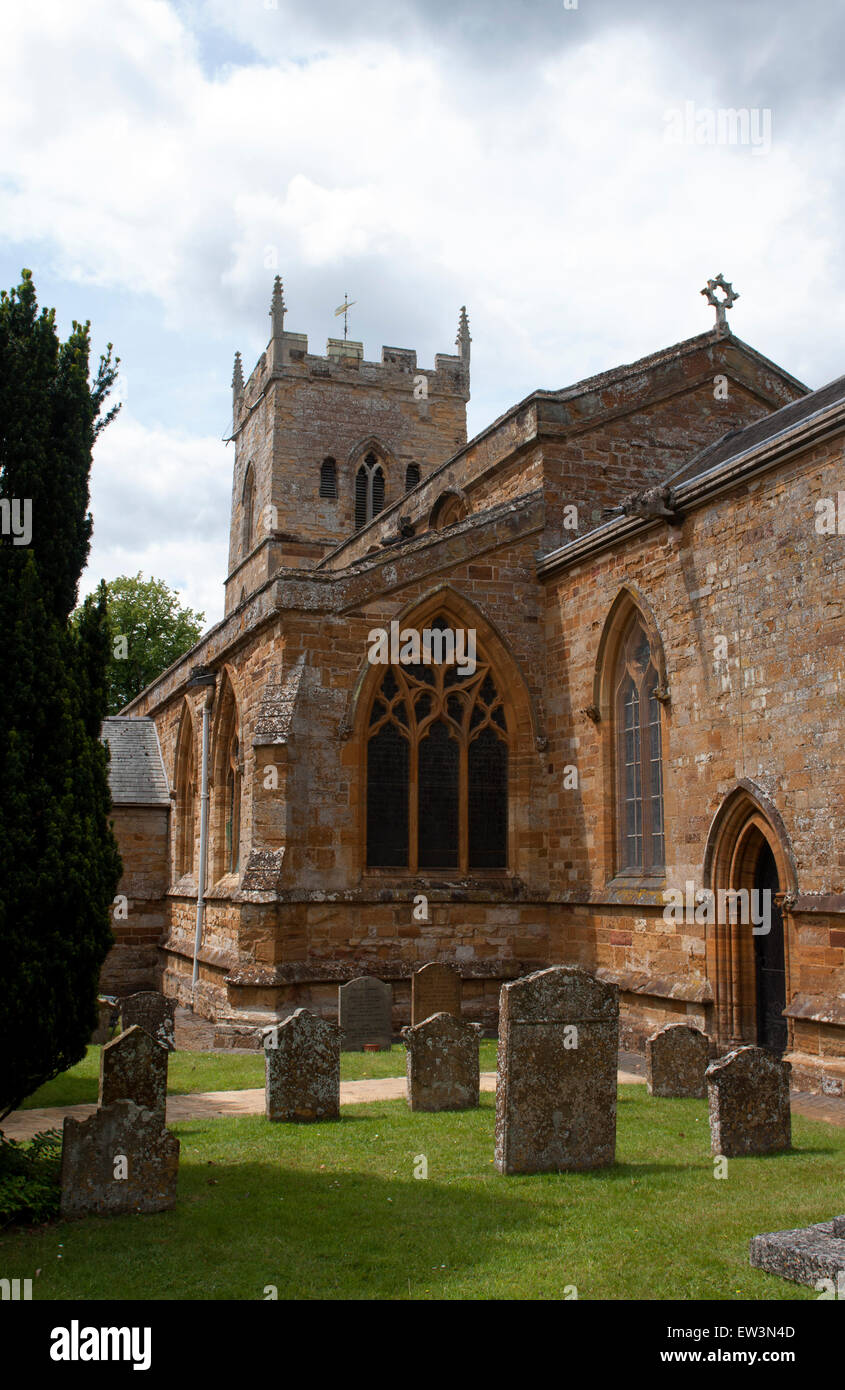 St Botolph`s Church, Church Brampton, Northamptonshire, England, UK Stock Photo